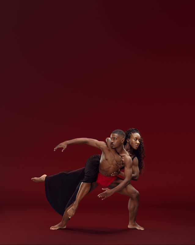 Ailey II's Adanna Smalls and Vic E. Davis. Photo by Nir Arieli