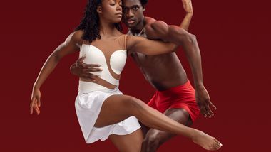 Ailey II's Jada Ammons and Kamani Abu. Photo by Nir Arieli