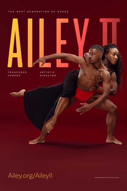 Ailey II's Adanna Smalls and Vic E. Davis. Photo by Nir Arieli.