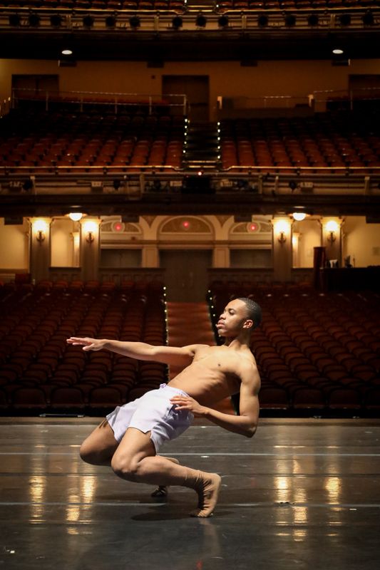 Alvin Ailey American Dance Theater's Tyrone Reese. Photo by Xavier Mack