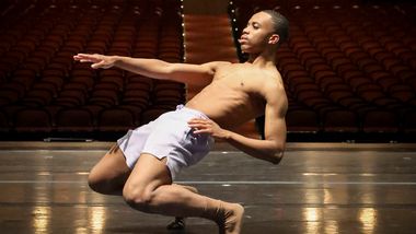 Alvin Ailey American Dance Theater's Tyrone Reese. Photo by Xavier Mack
