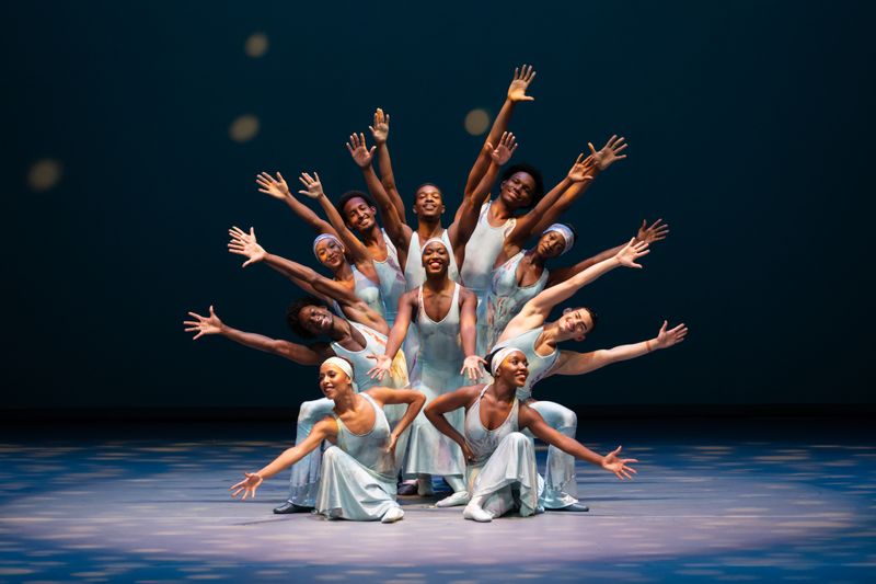 Ailey II in Alvin Ailey's Night Creature. Photo by Nir Arieli