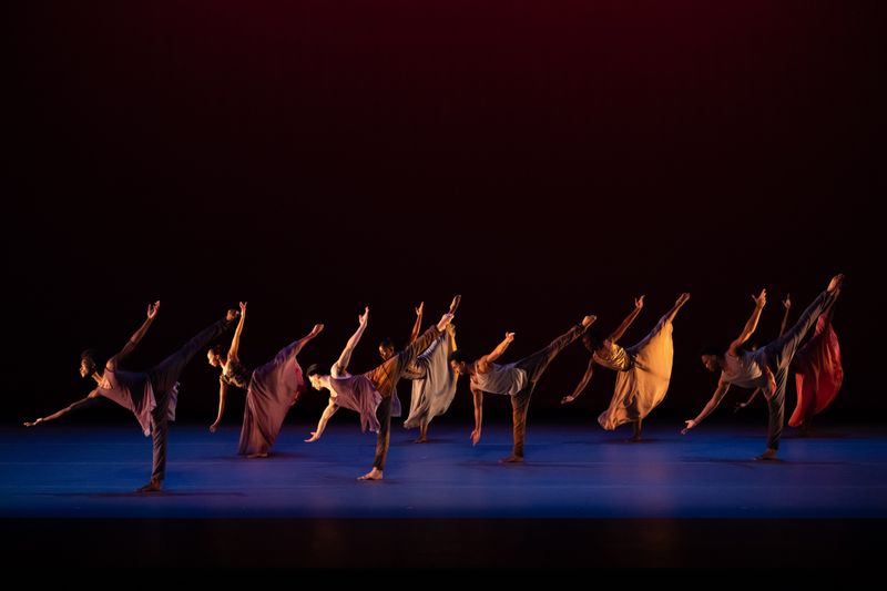 Ailey II in Ronald K. Brown's Open Door. Photo by Nir Arieli