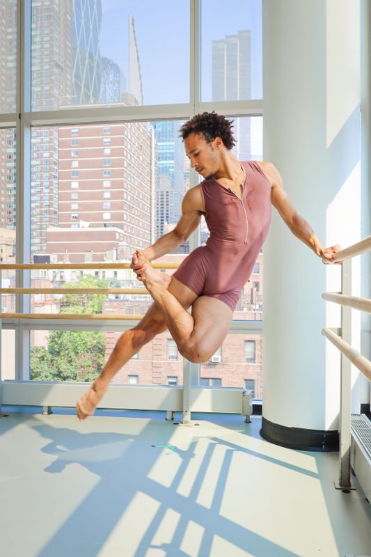 Alvin Ailey American Dance Theater's Mason Evans. Photo by Xavier Mack