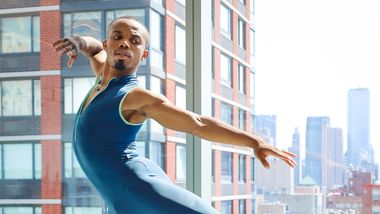Alvin Ailey American Dance Theater's Tyrone Reese. Photo by Xavier Mack