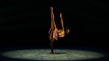 Ailey II's Michelle Osanya in Judith Jamison's Divining. Photo by Nir Arieli