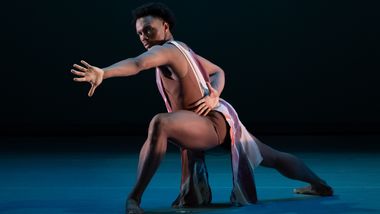 Ailey II's Christian Butts in Judith Jamison's Divining. Photo by Nir Arieli