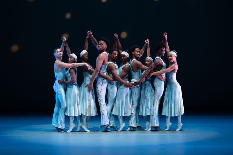 Ailey II in Alvin Ailey's Night Creature. Photo by Nir Arieli