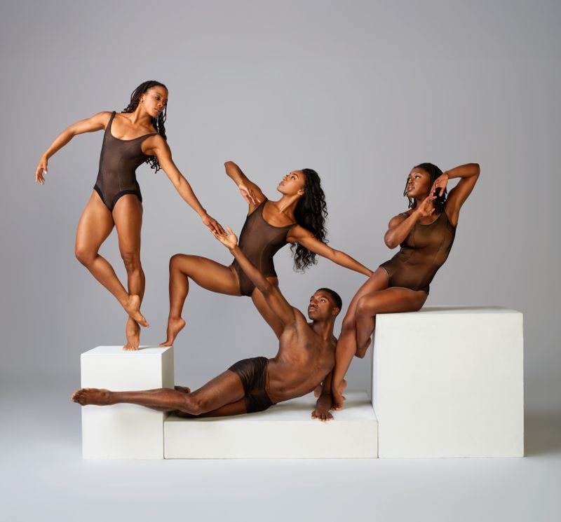 Alvin Ailey American Dance Theater's J. Harris, H. Richardson, I. Day, and A. Green