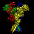 Receptor with black background
