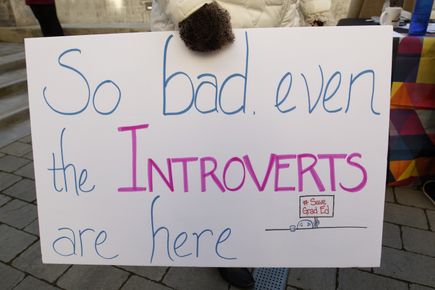 Graduate education rally