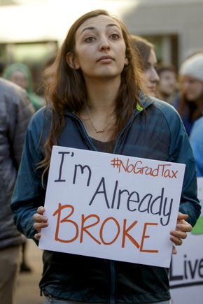 Graduate education rally