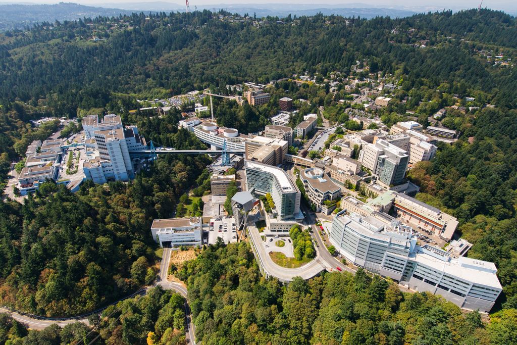 aerial photo of OHSU