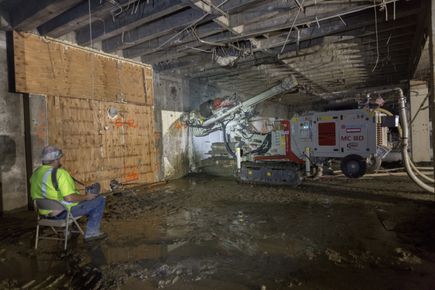 Demolition of the old School of Dentistry building