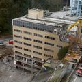 Demolition of the old School of Dentistry building
