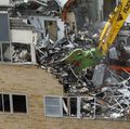 Demolition of the old School of Dentistry building