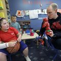 2018 Blazers visit Doernbecher for the holidays