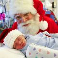 Santa visits NICU