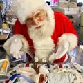 Santa visits NICU