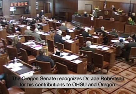 Oregon Legislature honors OHSU President