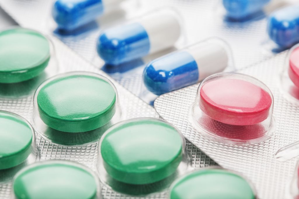 packages of antibiotics