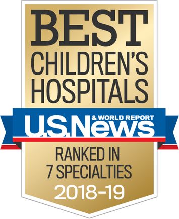U.S. News & World Report Best Children's Hospital 2018-2019