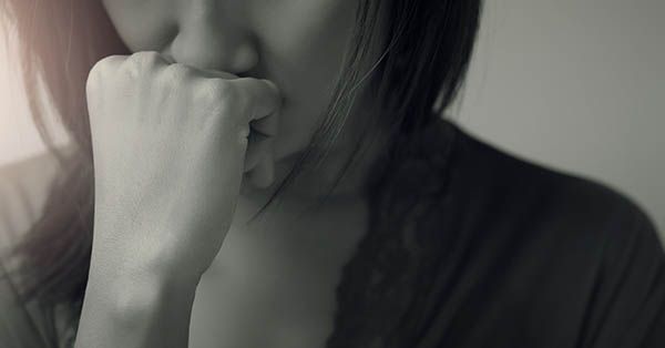 Sad woman in black and white photo. The FDA noted that esketamine also has cardiovascular side effects, which could be problematic for patients with poorly controlled hypertension, as well as sedation and a type of detachment from reality known as dissociation. (Getty Images)