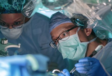 Awake craniotomy with language mapping