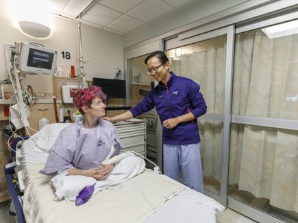 Awake craniotomy with language mapping