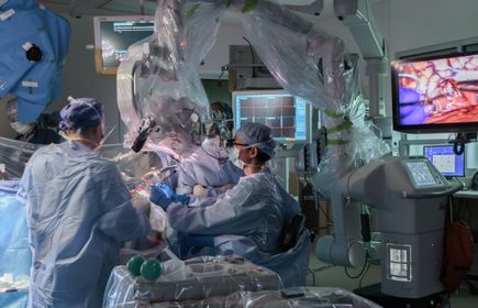 Awake craniotomy with language mapping