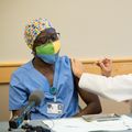 OHSU staff receive COVID-19 vaccine