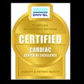 DNV-GL's gold 'certified Cardiac Center of Excellence' badge