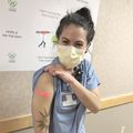 Students and trainees administer COVID-19 vaccines