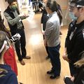 Students and trainees administer COVID-19 vaccines