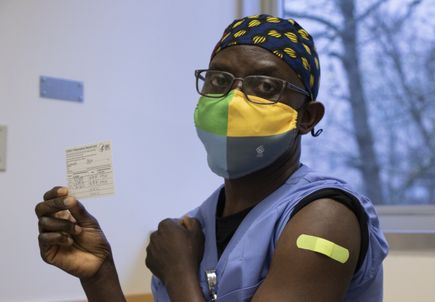 OHSU staff receive second COVID-19 vaccine shot
