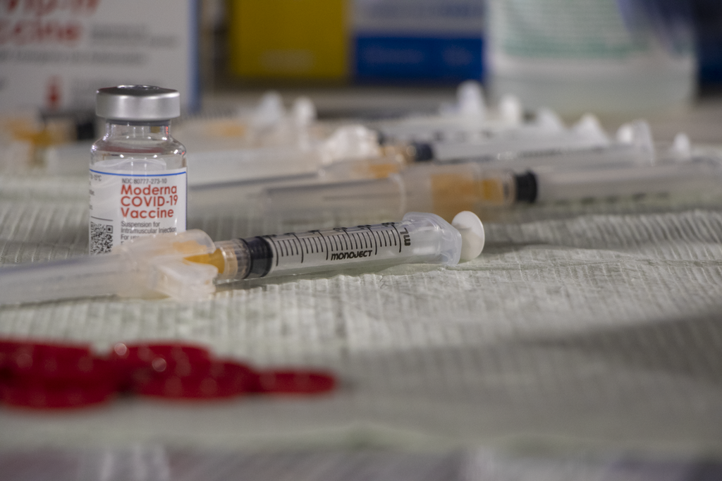 COVID vaccine clinic for community health workers
