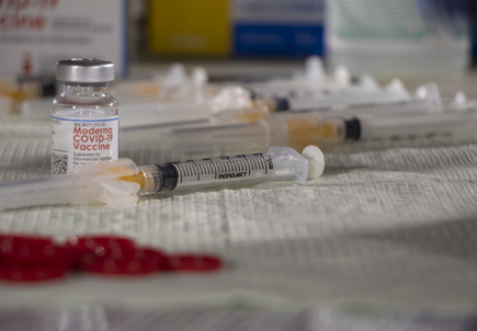 COVID vaccine clinic for community health workers