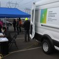 COVID-19 testing van