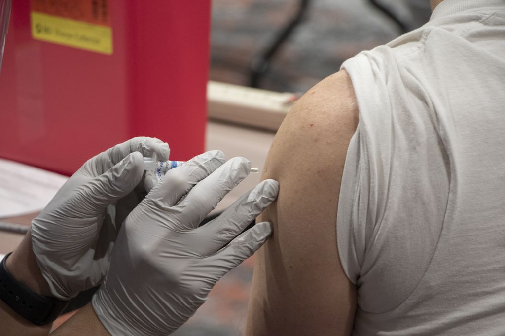 COVID-19 Vaccination at Oregon Convention Center 