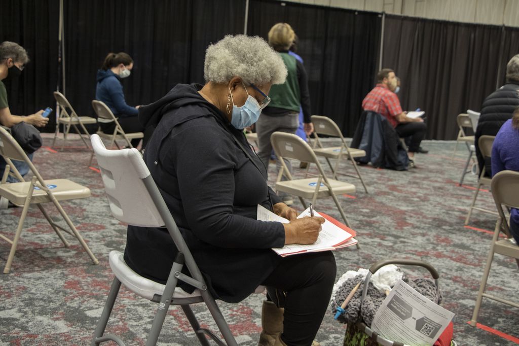 COVID-19 Vaccination at Oregon Convention Center 