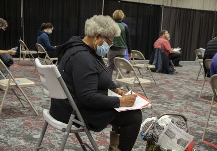 COVID-19 Vaccination at Oregon Convention Center 