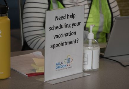 COVID-19 Vaccination at Oregon Convention Center 