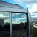 B-roll: Tram going down hill from OHSU