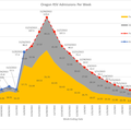 Oregon RSV admissions per week