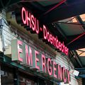 OHSU Emergency Department at Night