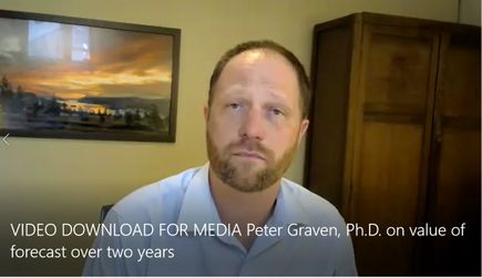 VIDEO DOWNLOAD FOR MEDIA Peter Graven, Ph.D., on value of forecast over two years (OHSU)