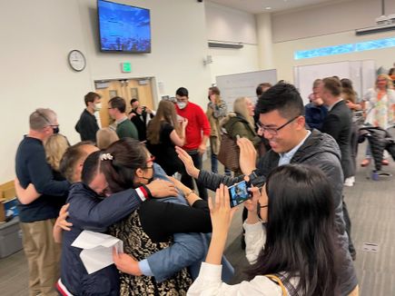 M.D. students celebrate on a career-defining day