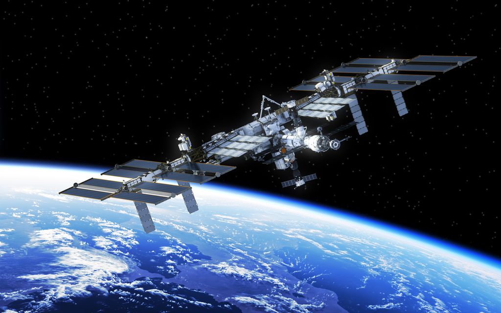 International Space Station in space.