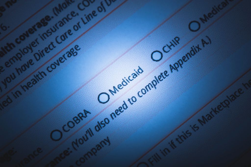 Medicaid mental health paper form.