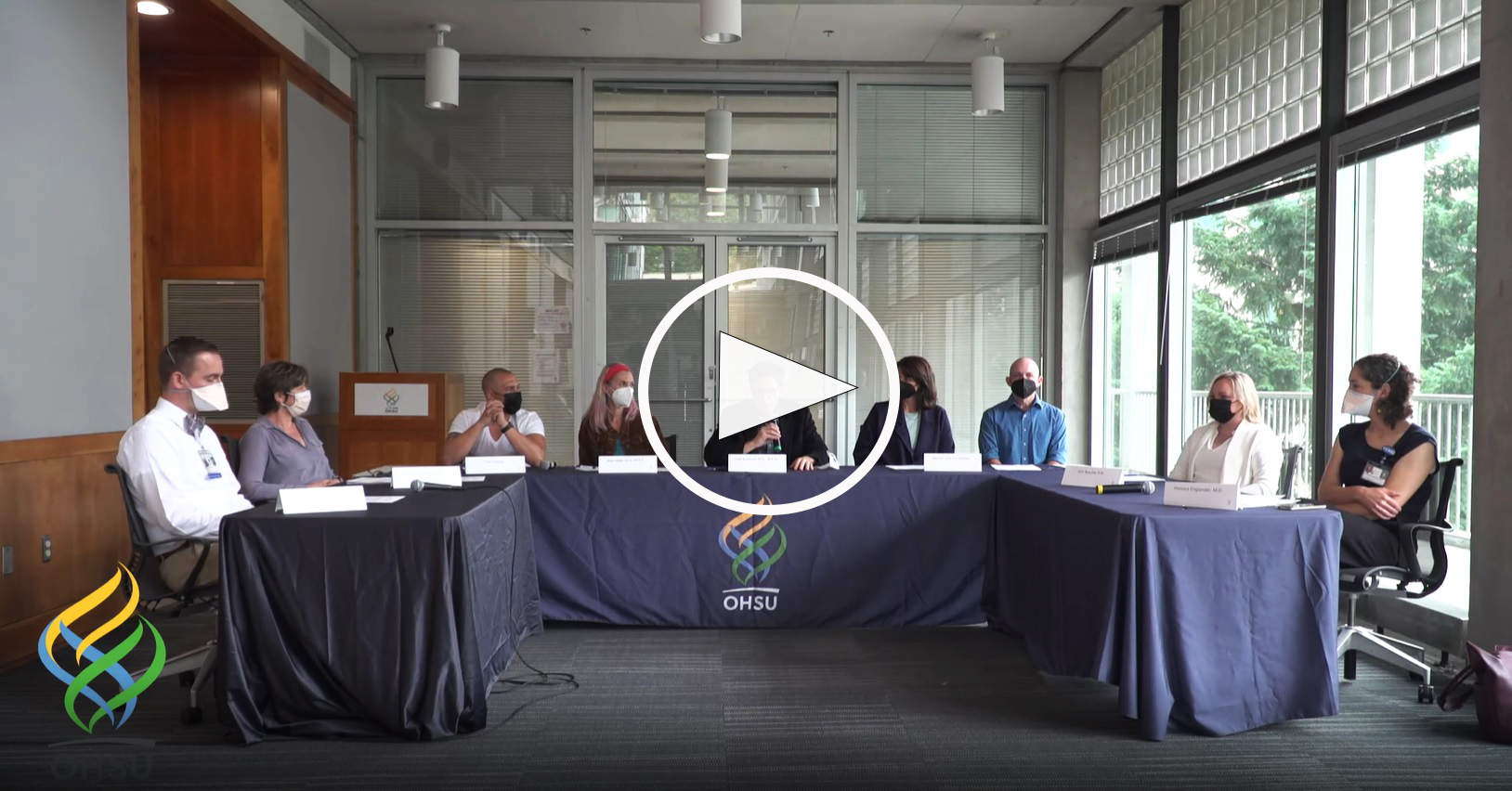 OHSU Fentanyl panel discussion video cover with play button